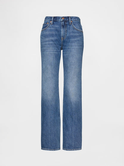 Mavi Mid Rise Rigid Relaxed Straight Jean Pantolon