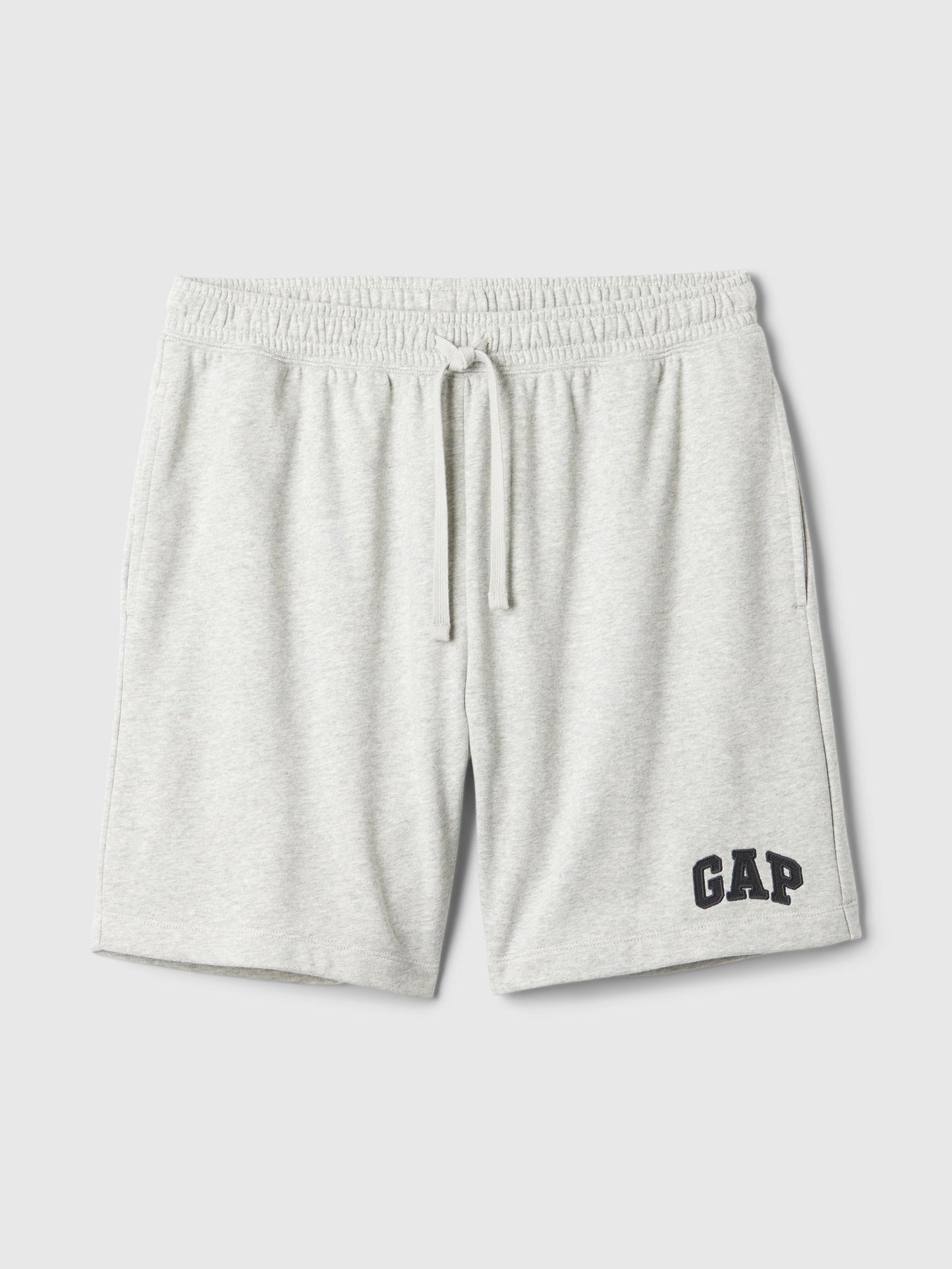 Gri 8'' Gap Logo Fransız Havlu Kumaş Şort