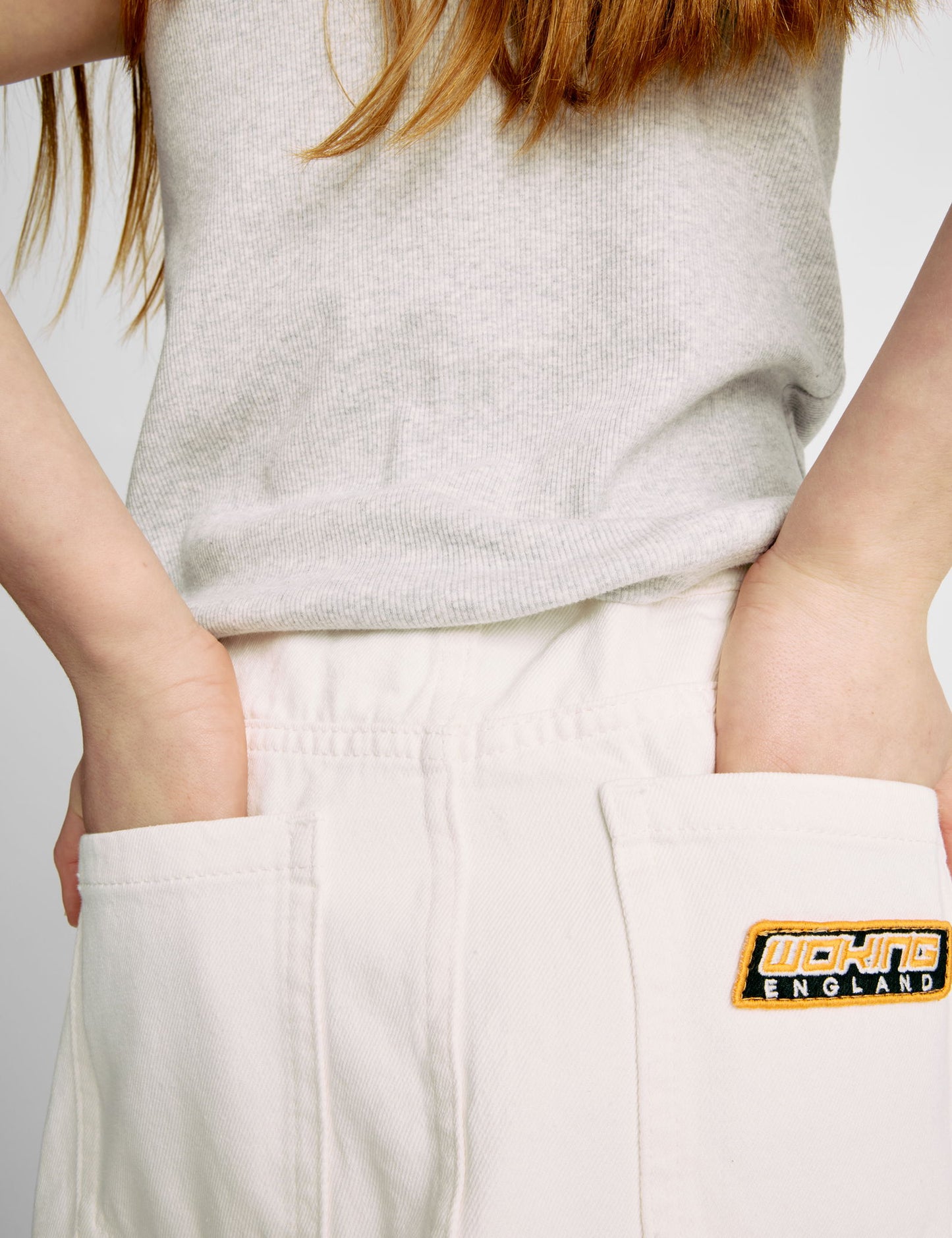 Mclaren:trade_mark: F1 Takımı Temalı %100 Pamuklu Denim Mini Etek (2–16 Yaş)
