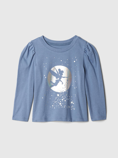 Mavi Balon Kol Disney Grafikli T-shirt