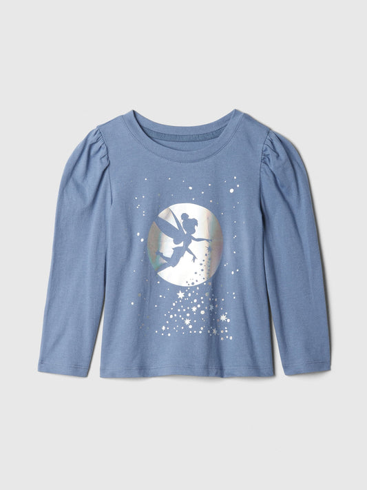Mavi Balon Kol Disney Grafikli T-shirt