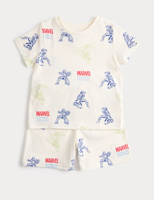 %100 Pamuklu Marvel Pijama Takımı