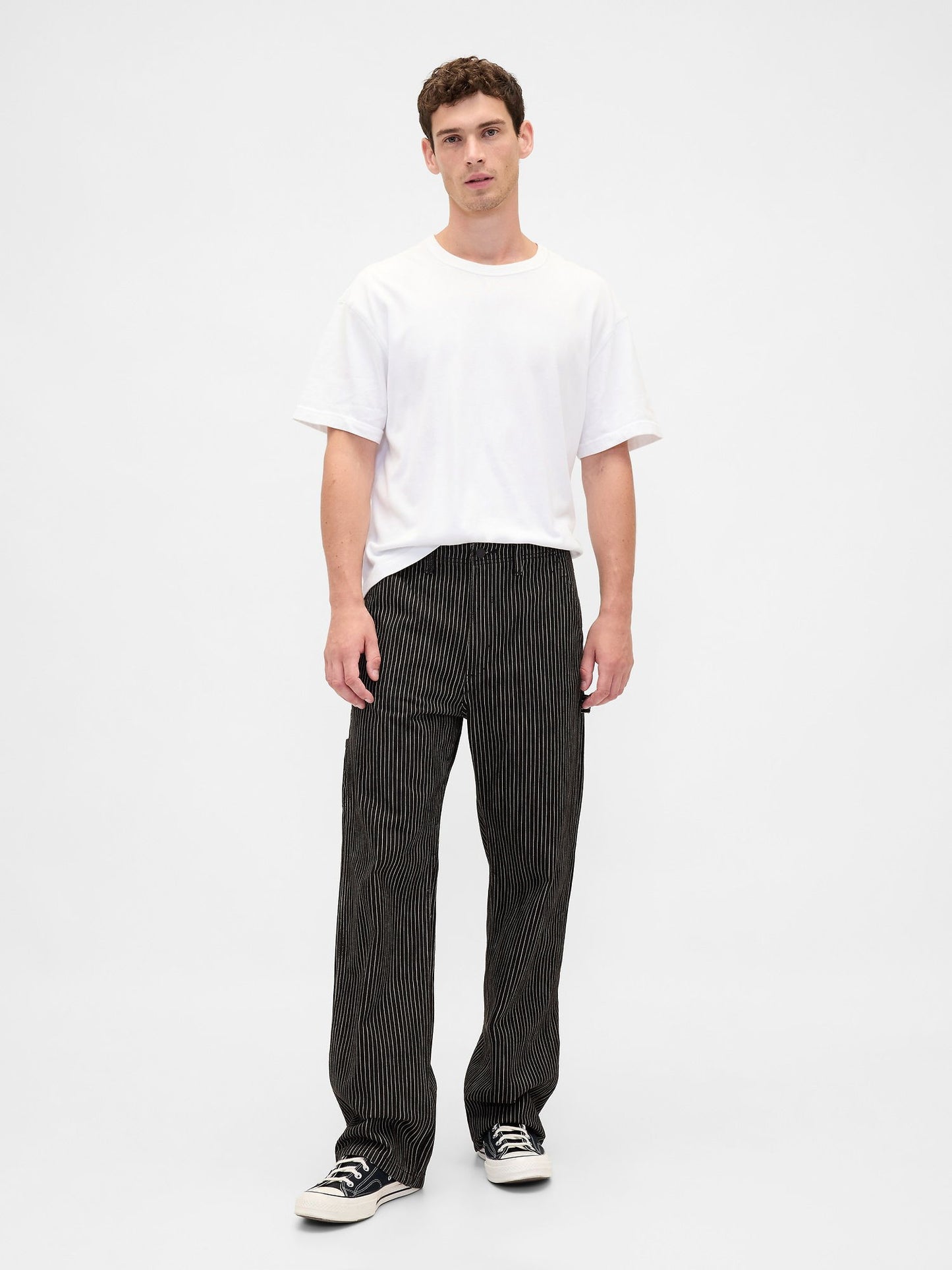 Siyah Gap × Disney Tim Burton’s The Nightmare Before Christmas '90s Loose Jean Pantolon