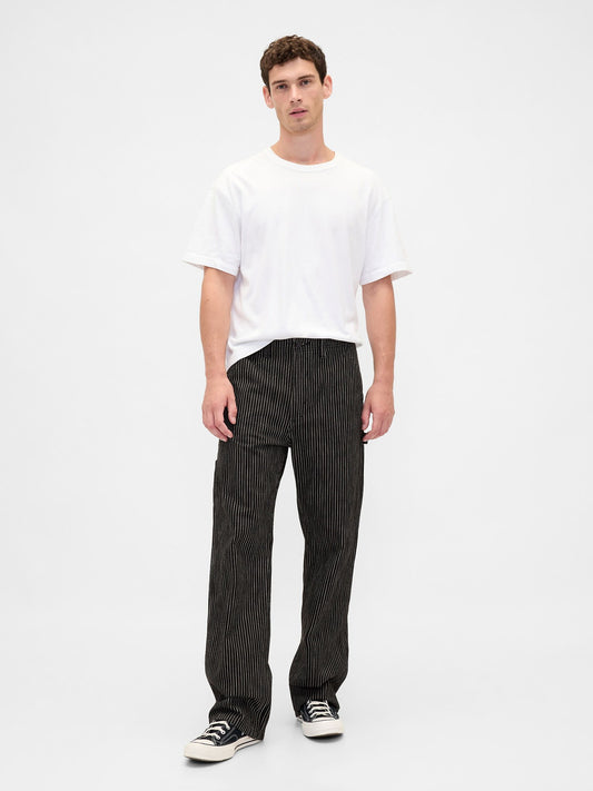 Siyah Gap × Disney Tim Burton’s The Nightmare Before Christmas '90s Loose Jean Pantolon