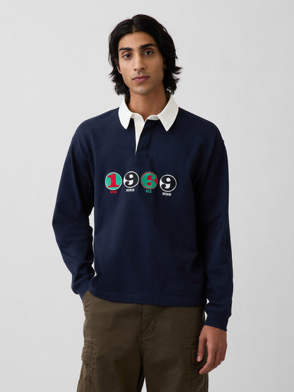Lacivert Robert Indiana 1969 Polo T-shirt