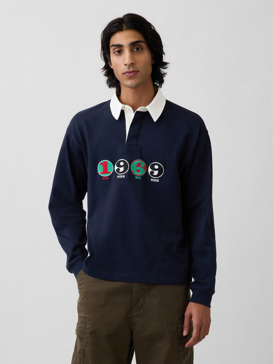Lacivert Robert Indiana 1969 Polo T-shirt