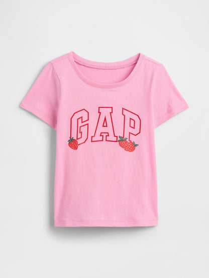 Açık Pembe Babygap Logo T-shirt
