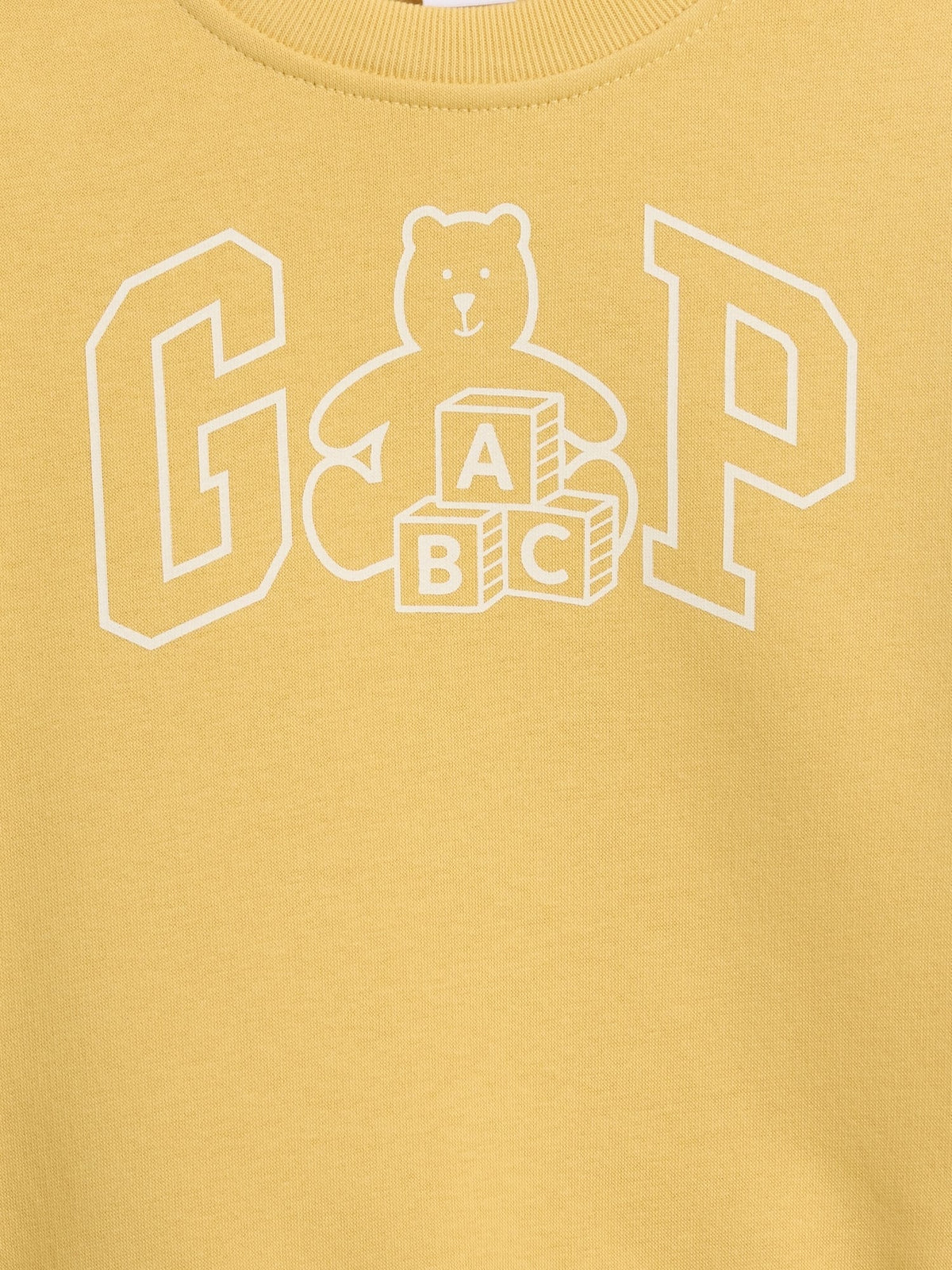 Sarı Relaxed Brannan Bear Logo Sweatshirt