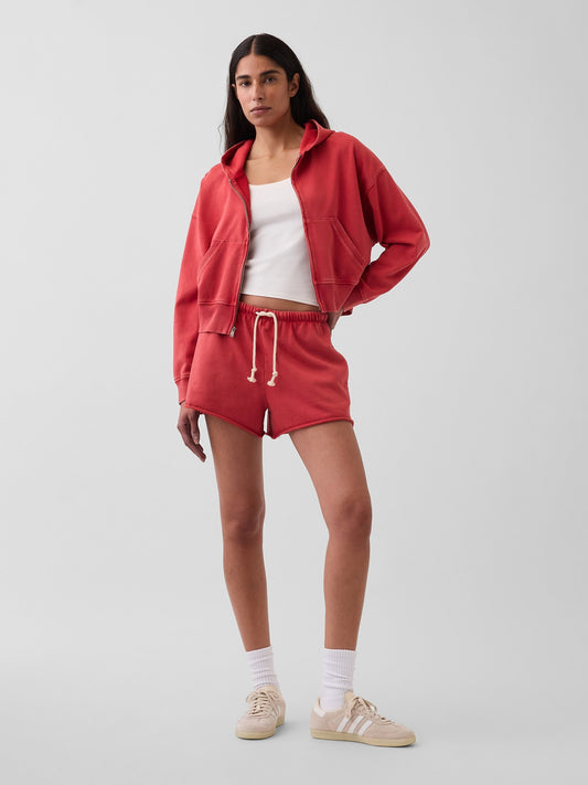 Kırmızı 3.5 Vintagesoft Terry Sweat Şort