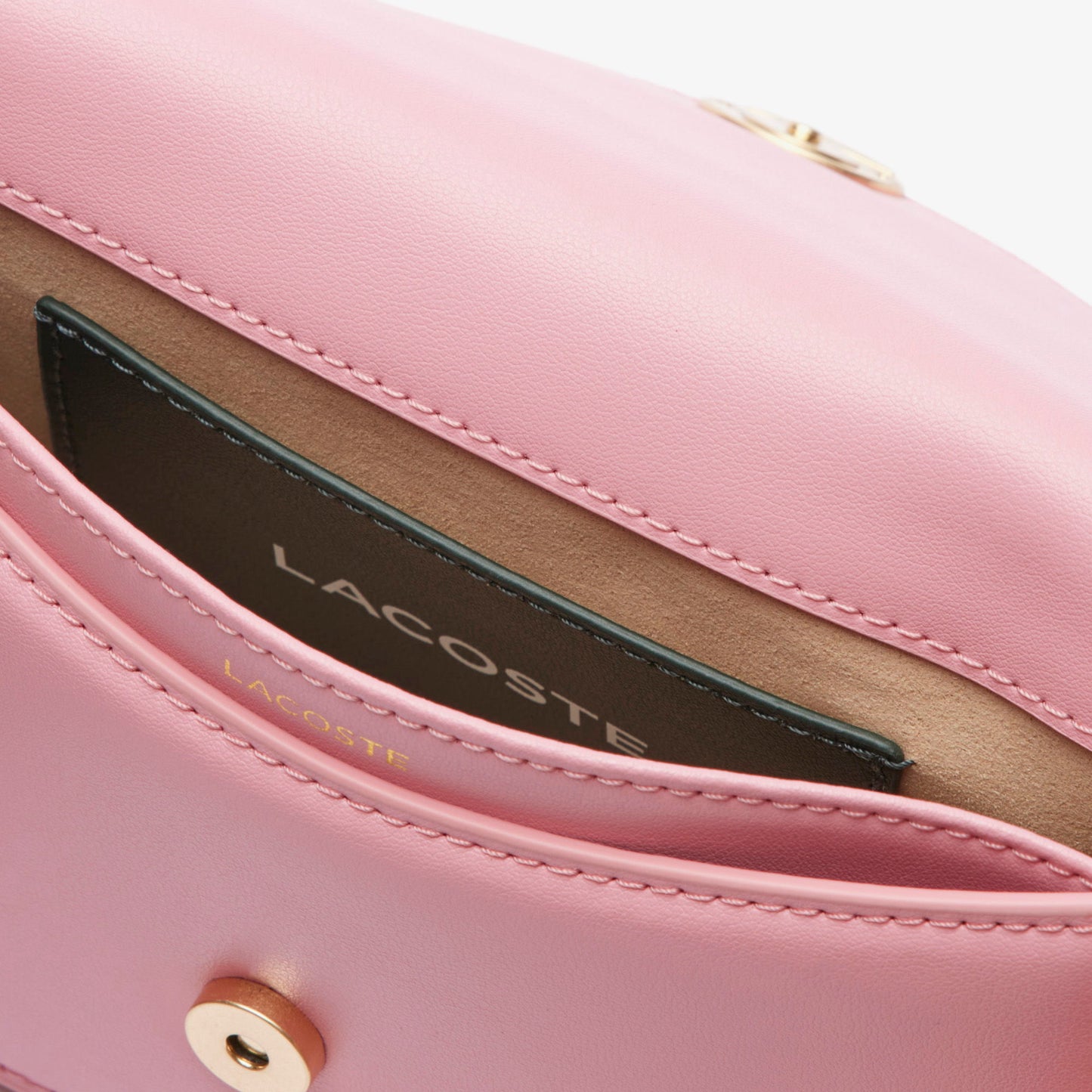 Lacoste Small Tennis Bliss Kadın Deri Pembe Omuz Çantası