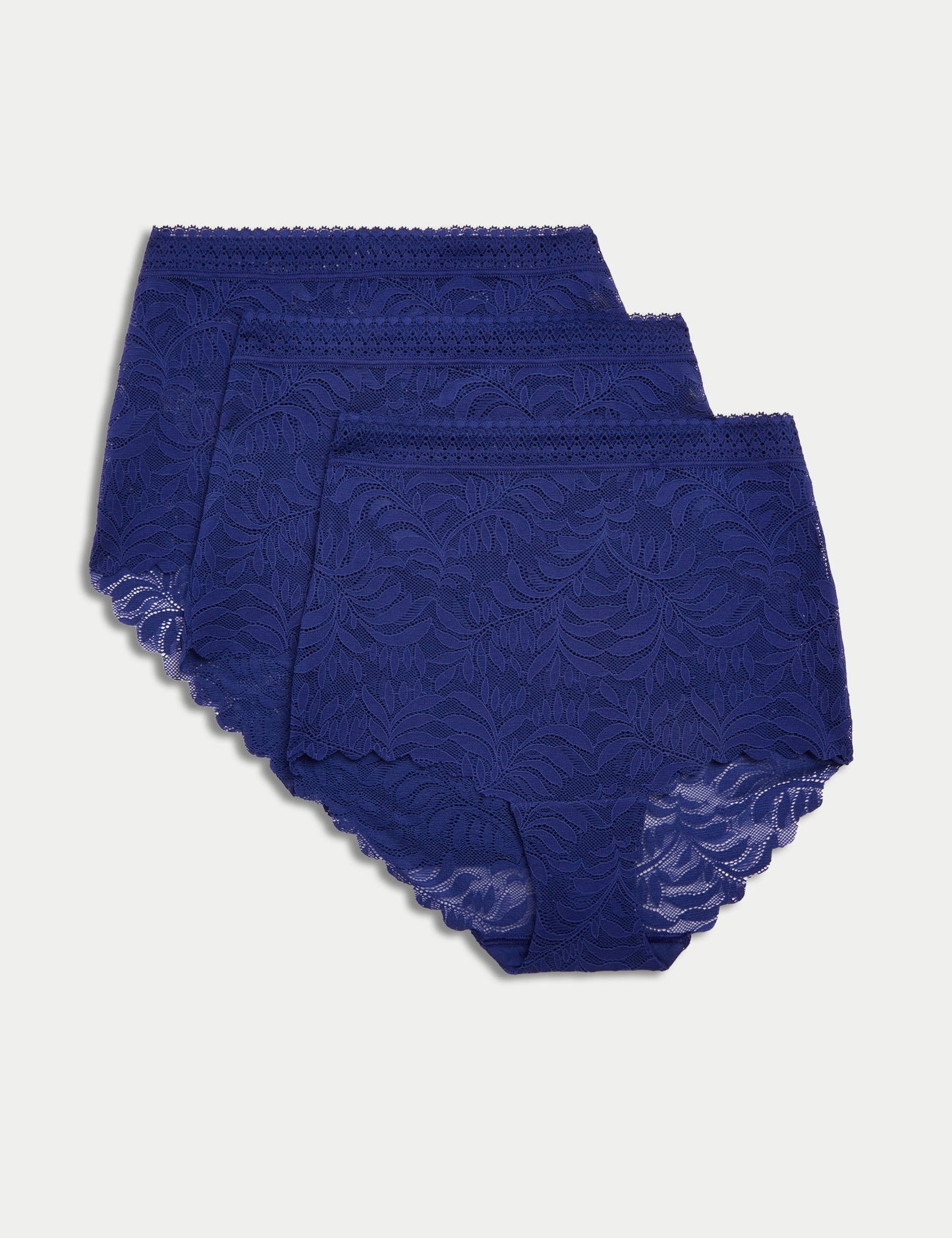 3'lü Flexifit:trade_mark: Dantel Full Brief Külot Seti