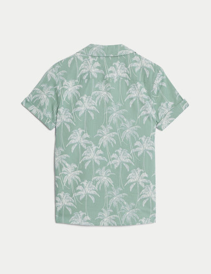 2'li Desenli Gömlek Ve T-shirt Seti (6-16 Yaş)