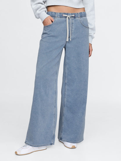 Mavi Mid Rise Easy Baggy Jean Pantolon
