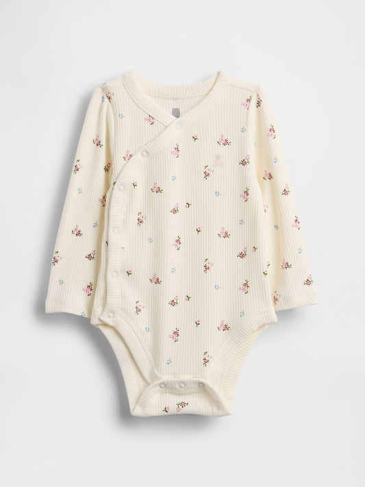 Açık Bej First Favorites Tinyrib Crossover Bodysuit