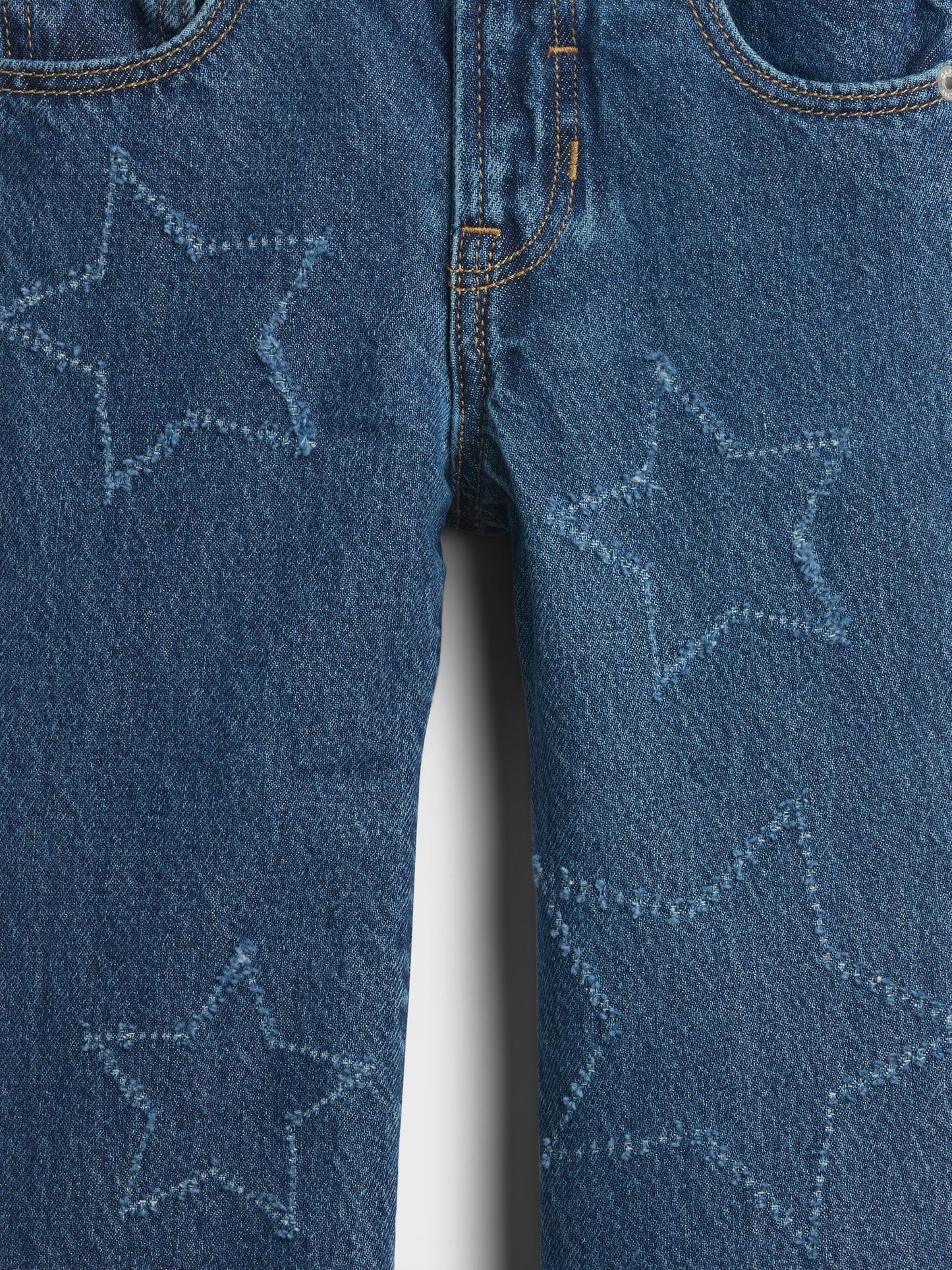 Koyu Mavi Star Stride Jean Pantolon