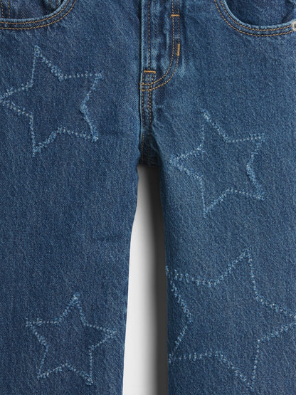 Koyu Mavi Star Stride Jean Pantolon