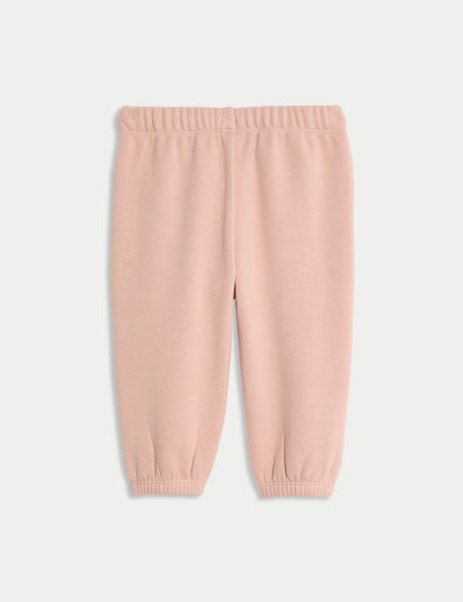 Pamuk Karışımlı Polar Astarlı Jogger Pantolon (0-3 Yaş)