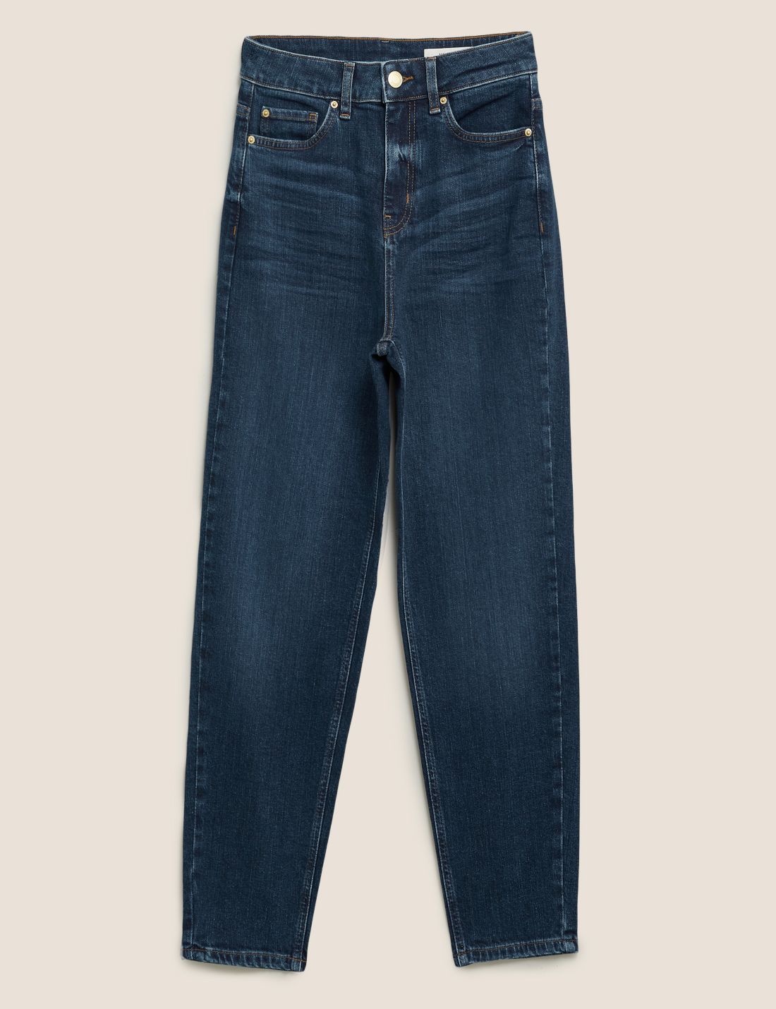 Yüksek Bel Mom Jean Pantolon