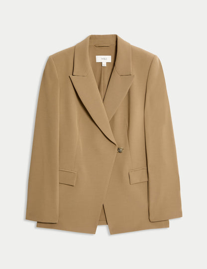 Twill Kumaş Blazer Ceket