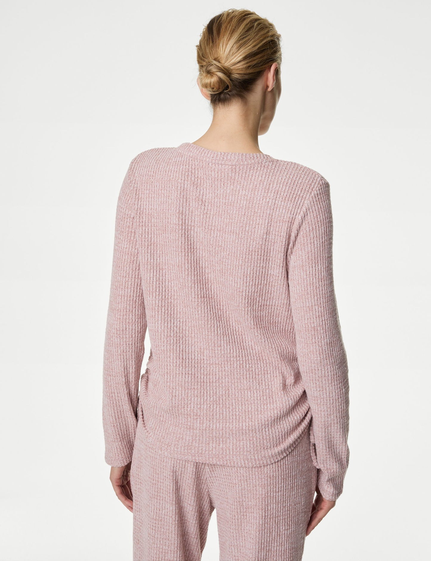 Regular Fit Waffle Pijama Üstü