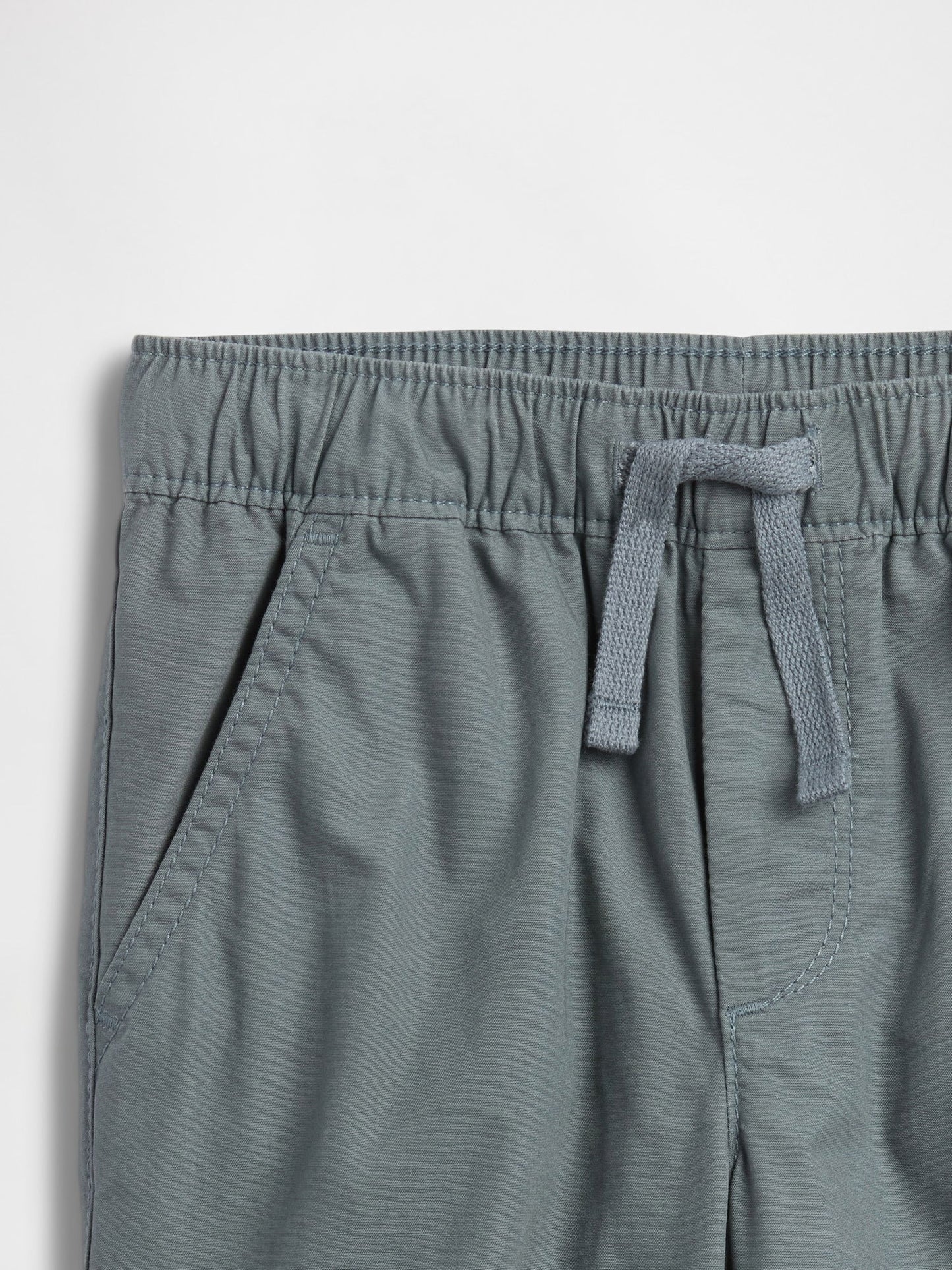 Gri Gap Pull-on Relaxed Poplin Jogger Eşofman Altı