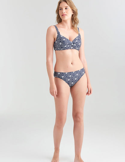 Regular Fit Desenli Bikini Altı
