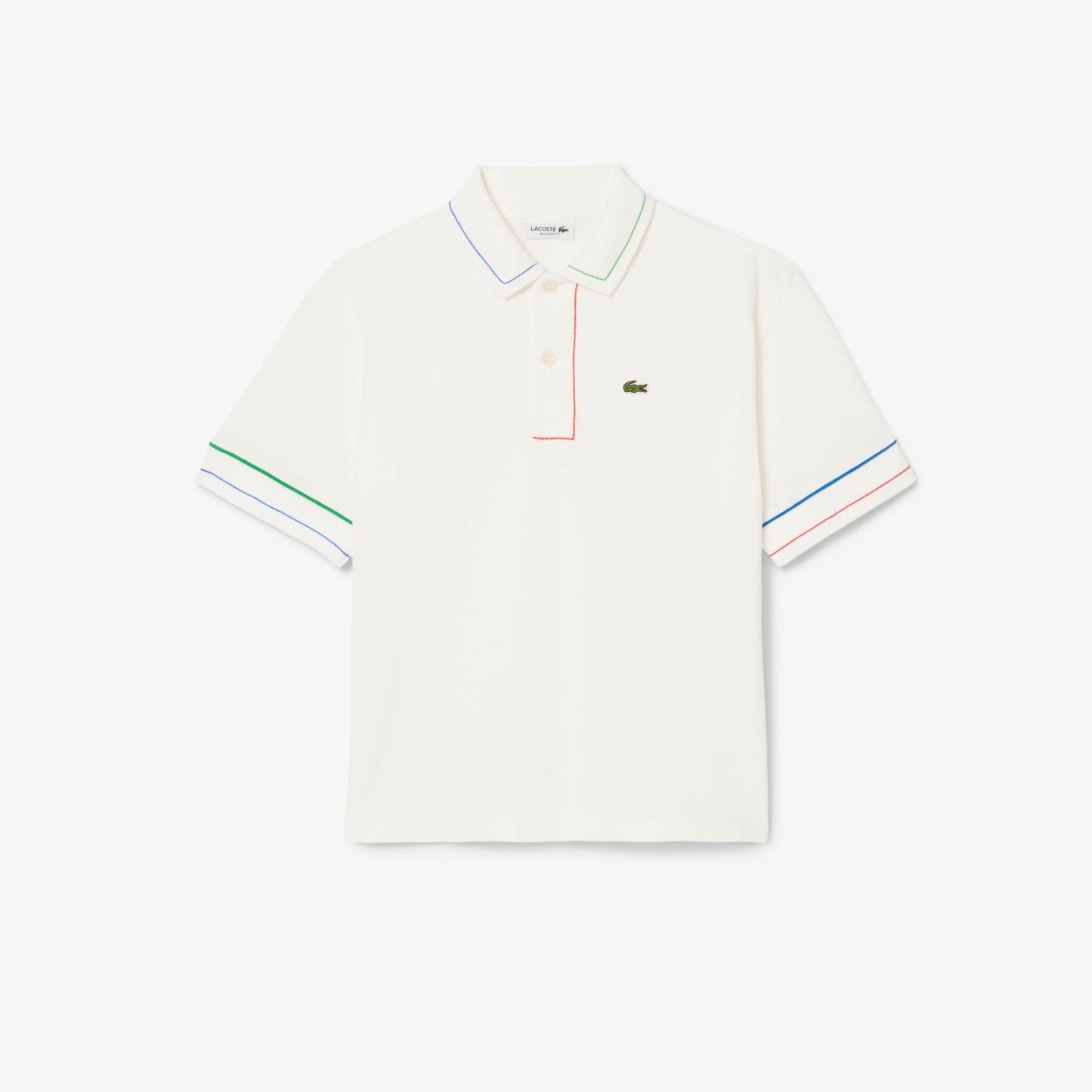 Lacoste Çocuk Beyaz Polo