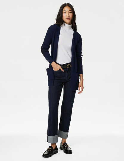 Regular Fit Uzun Hırka