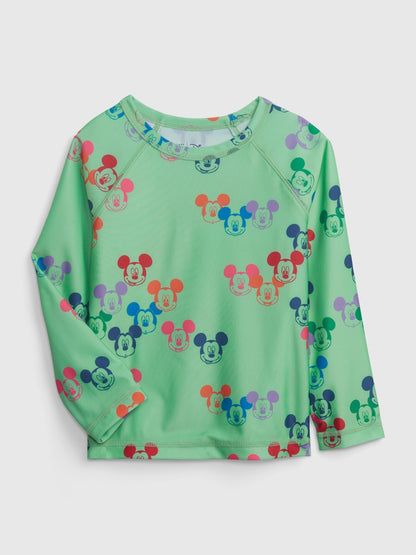 Yeşil Disney %100 Geri Dönüştürülmüş Mickey Mouse Mayo T-shirt