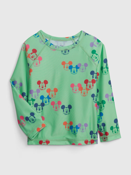 Yeşil Disney %100 Geri Dönüştürülmüş Mickey Mouse Mayo T-shirt