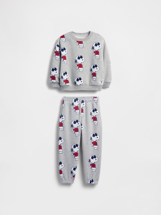 Gri Vintagesoft Snoopy Outfit Set
