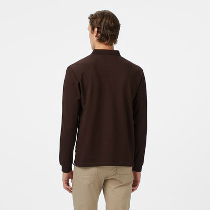 Nautica Erkek Kahverengi Classic Fit Polo