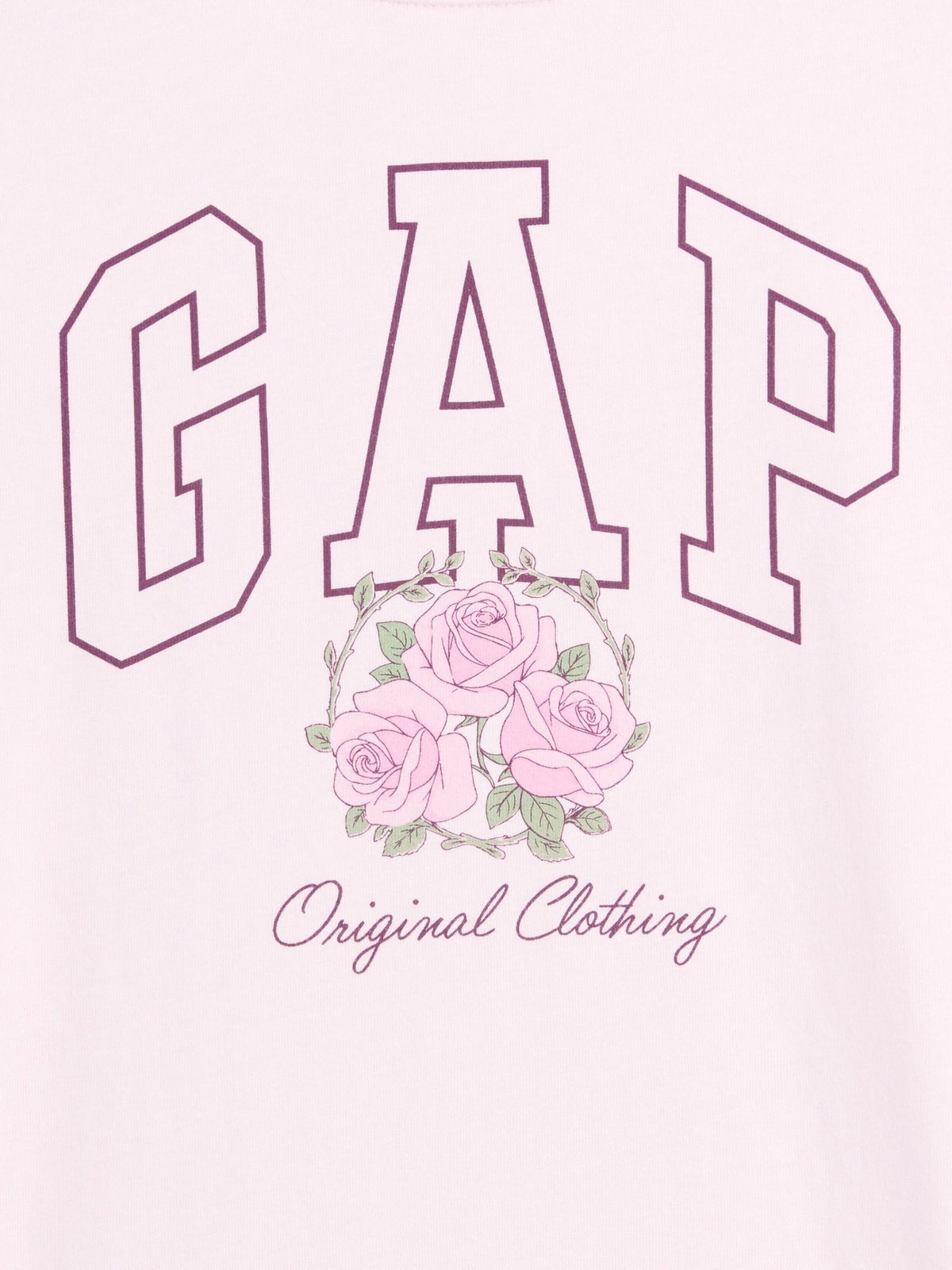 Açık Pembe Gap Logo T-shirt