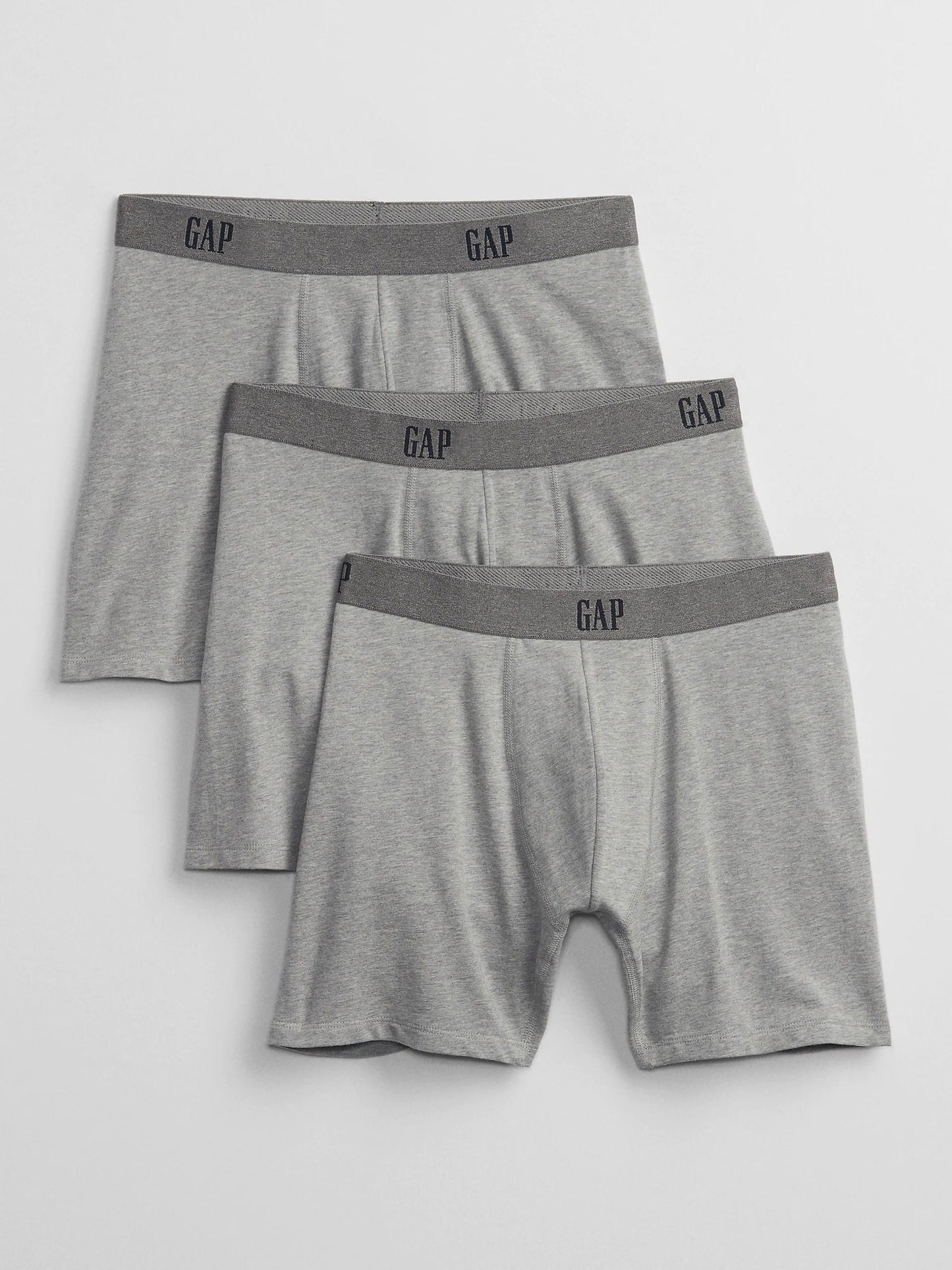 Gri Gap Logo 3'lü Boxer Seti