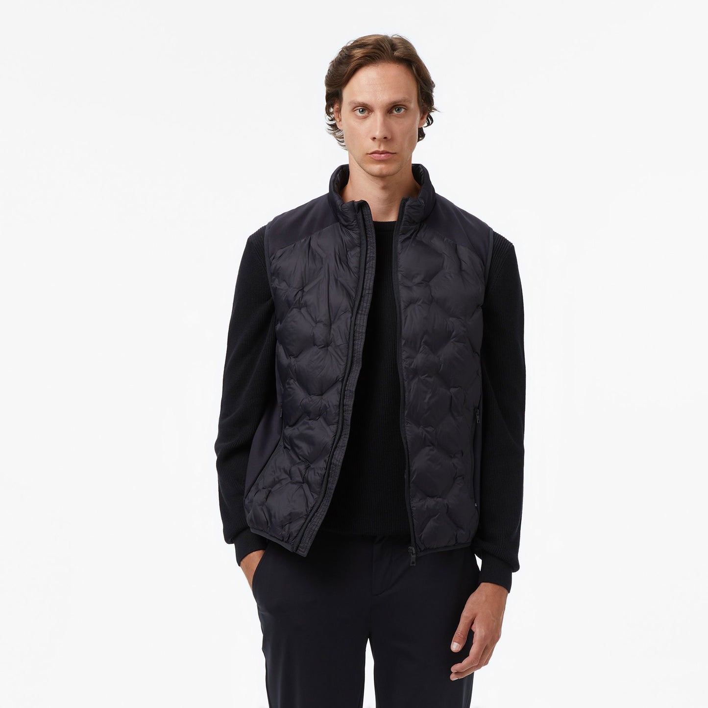 Nautica Erkek Siyah Regular Fit Yelek