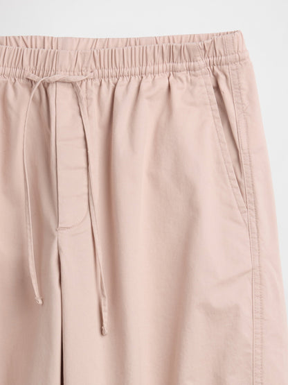 Açık Pembe Mid Rise Easy Barrel Khaki Pantolon