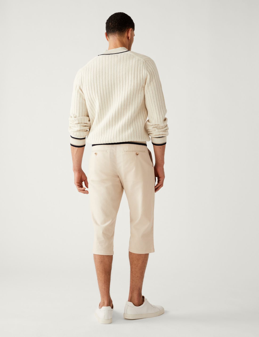 Regular Fit Keten Şort