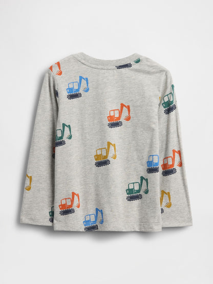 Gri Mix & Match Cepli T-shirt