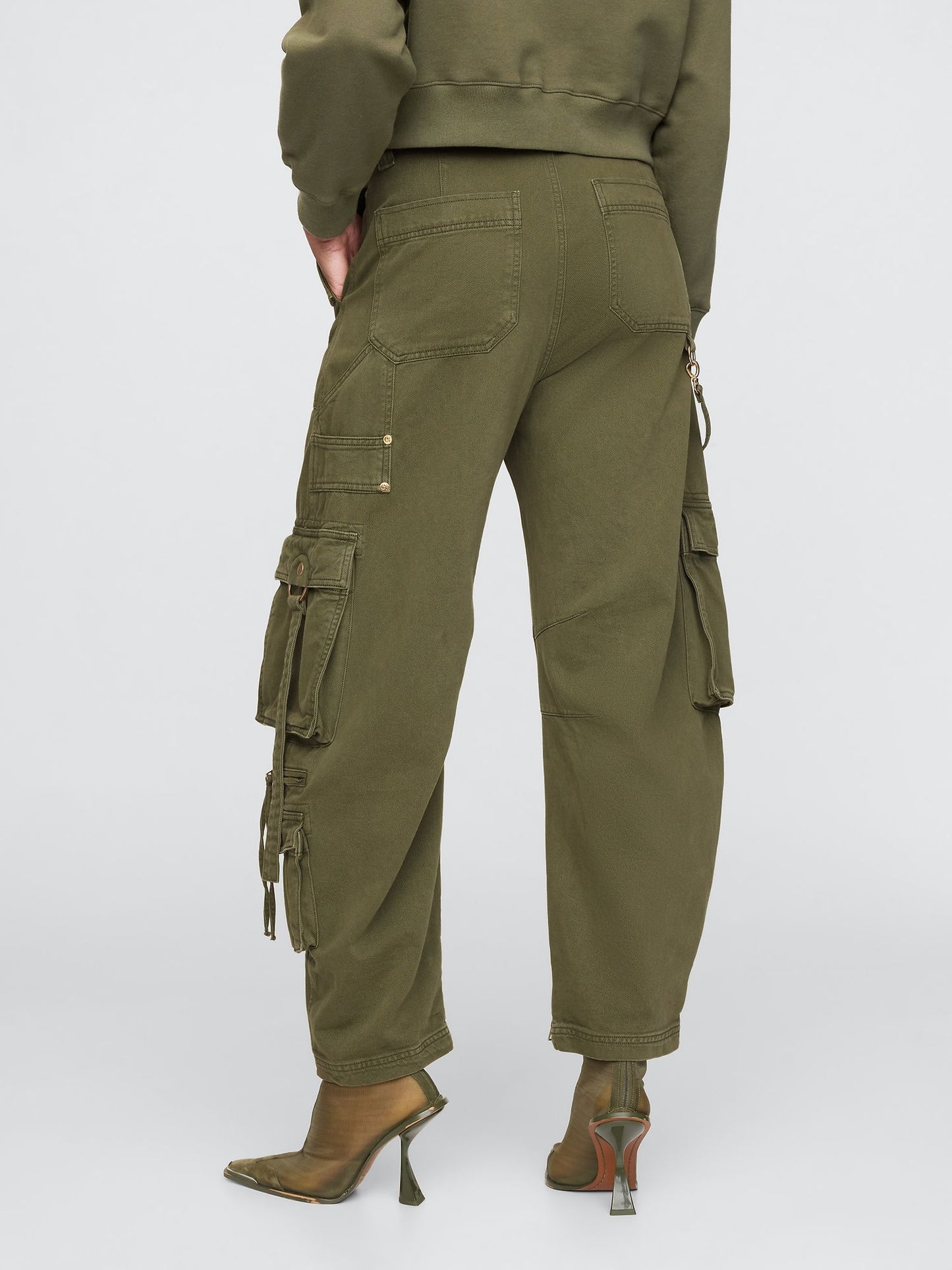 Haki Gap × Cult Gaia Kargo Barrel Pantolon