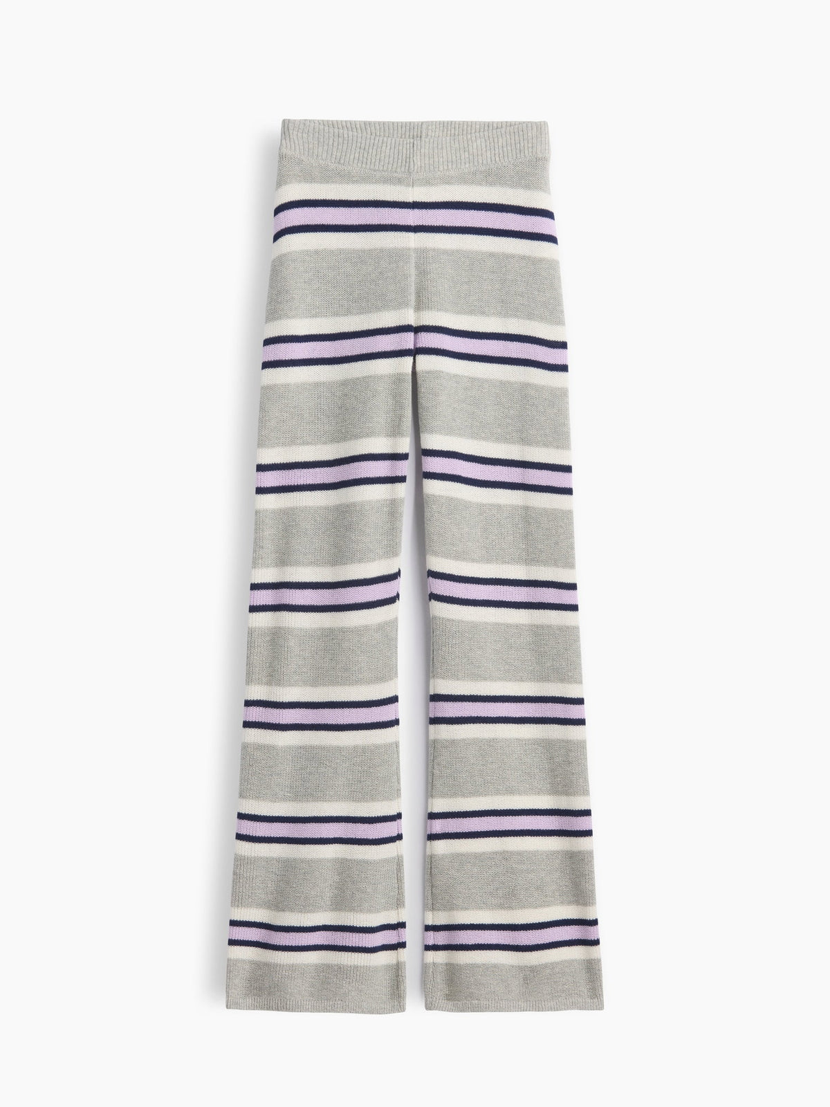 Gri Pull-on Flare Pantolon