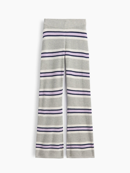 Gri Pull-on Flare Pantolon