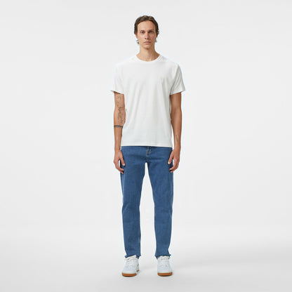 Lacoste Erkek Oversize Fit Bisiklet Yaka Beyaz T-shirt