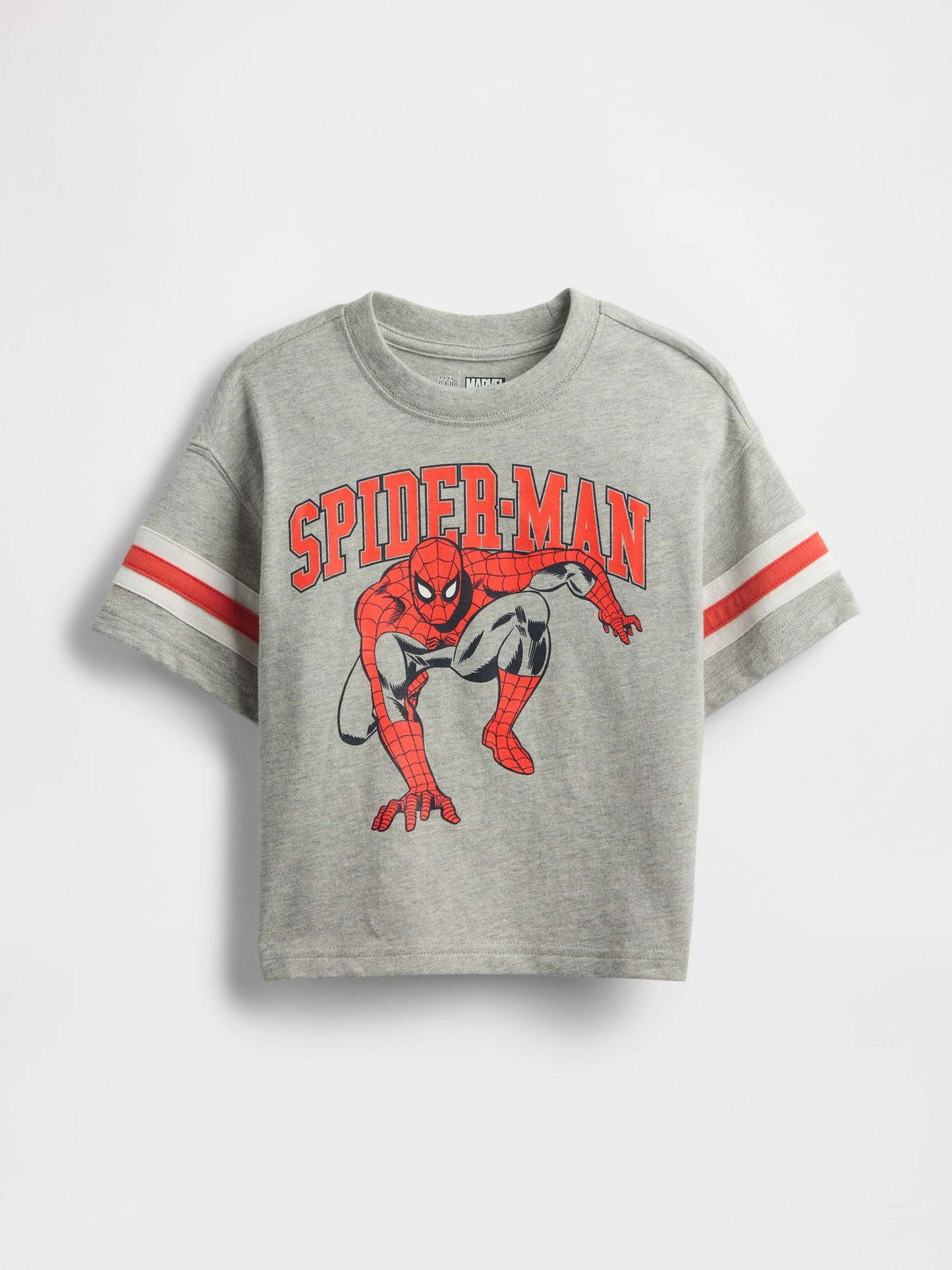 Açık Gri Marvel Grafik T-shirt