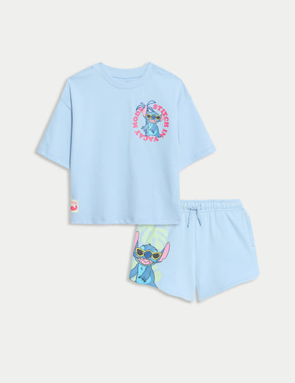 2’li Lilo & Stitch Tişört Ve Şort Takımı (2–8 Yaş)