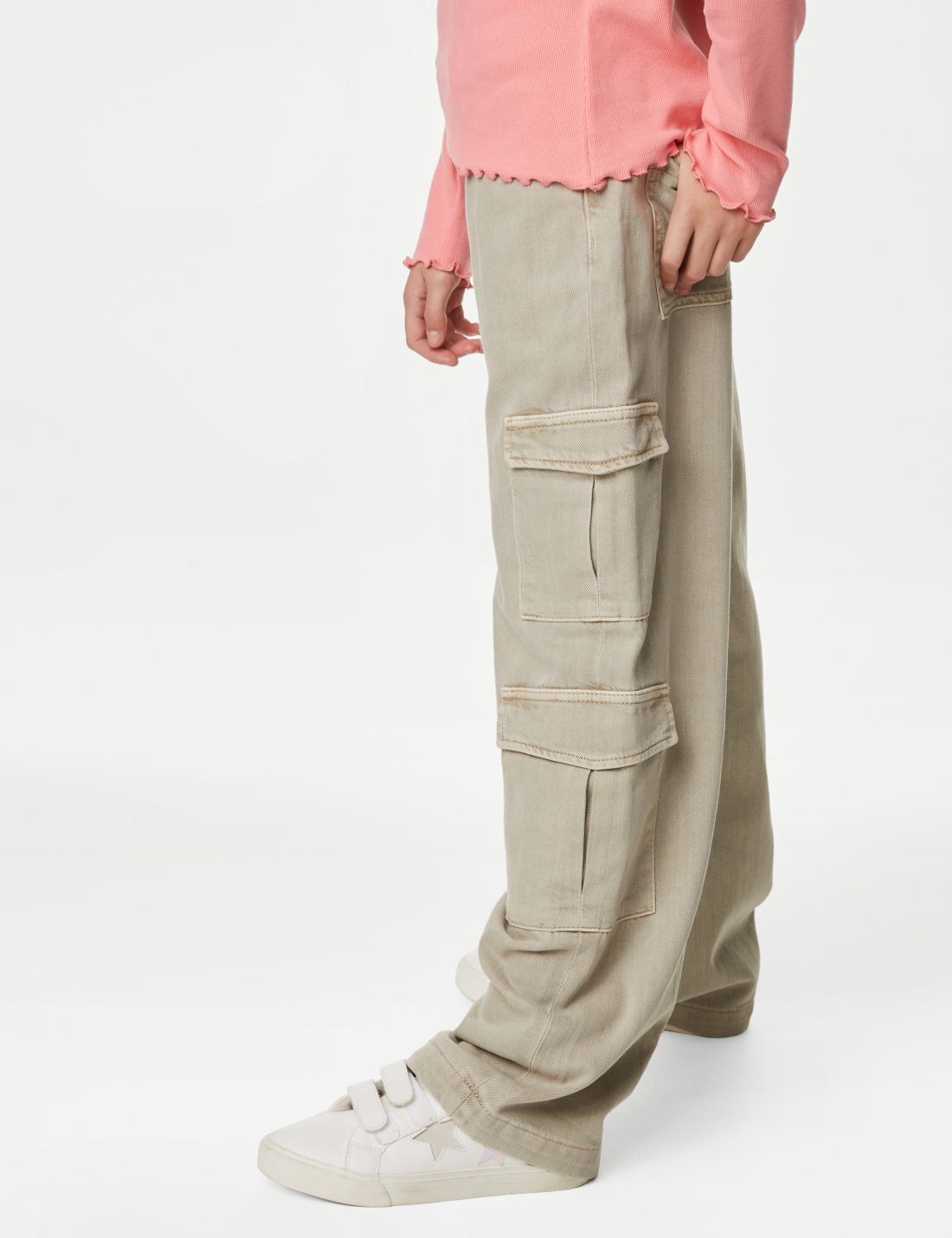 Straight Denim Kargo Jean (6-16 Yaş)