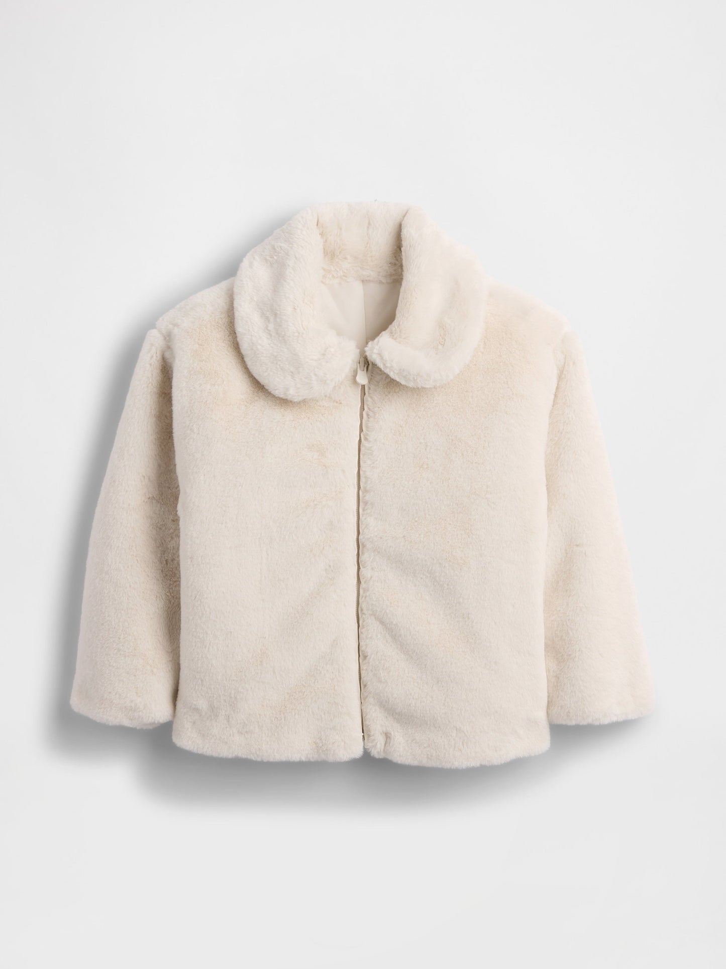 Kırık Beyaz Faux-fur Kürk