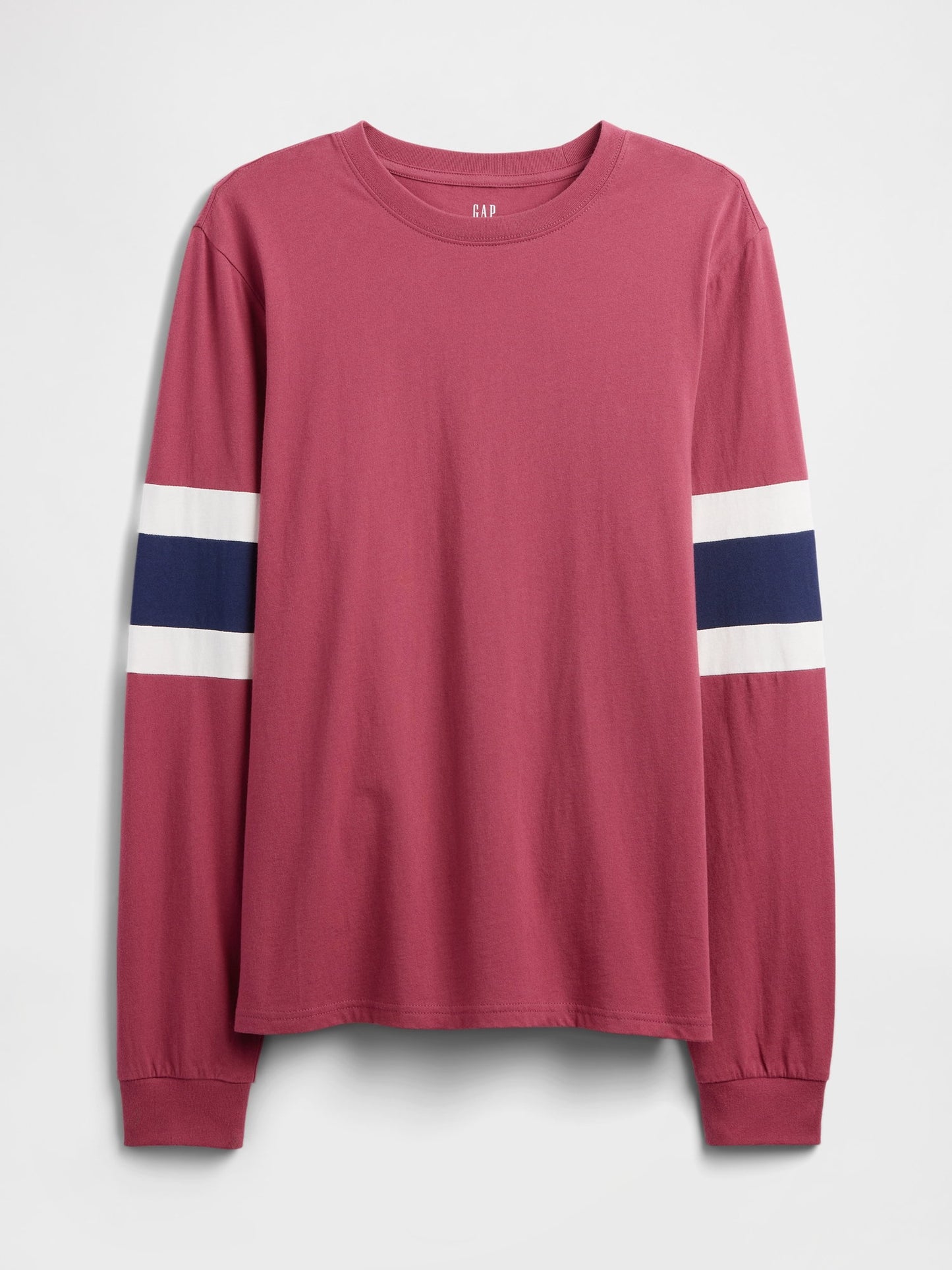 Kırmızı Everyday Soft Varsity Bisiklet Yaka T-shirt