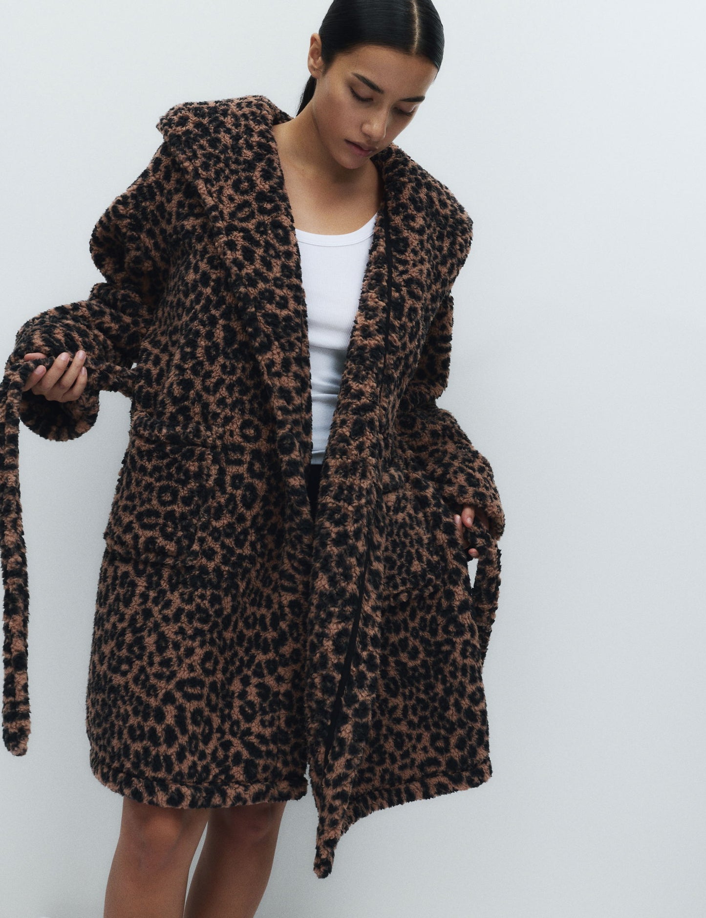 Leopar Desenli Sabahlık