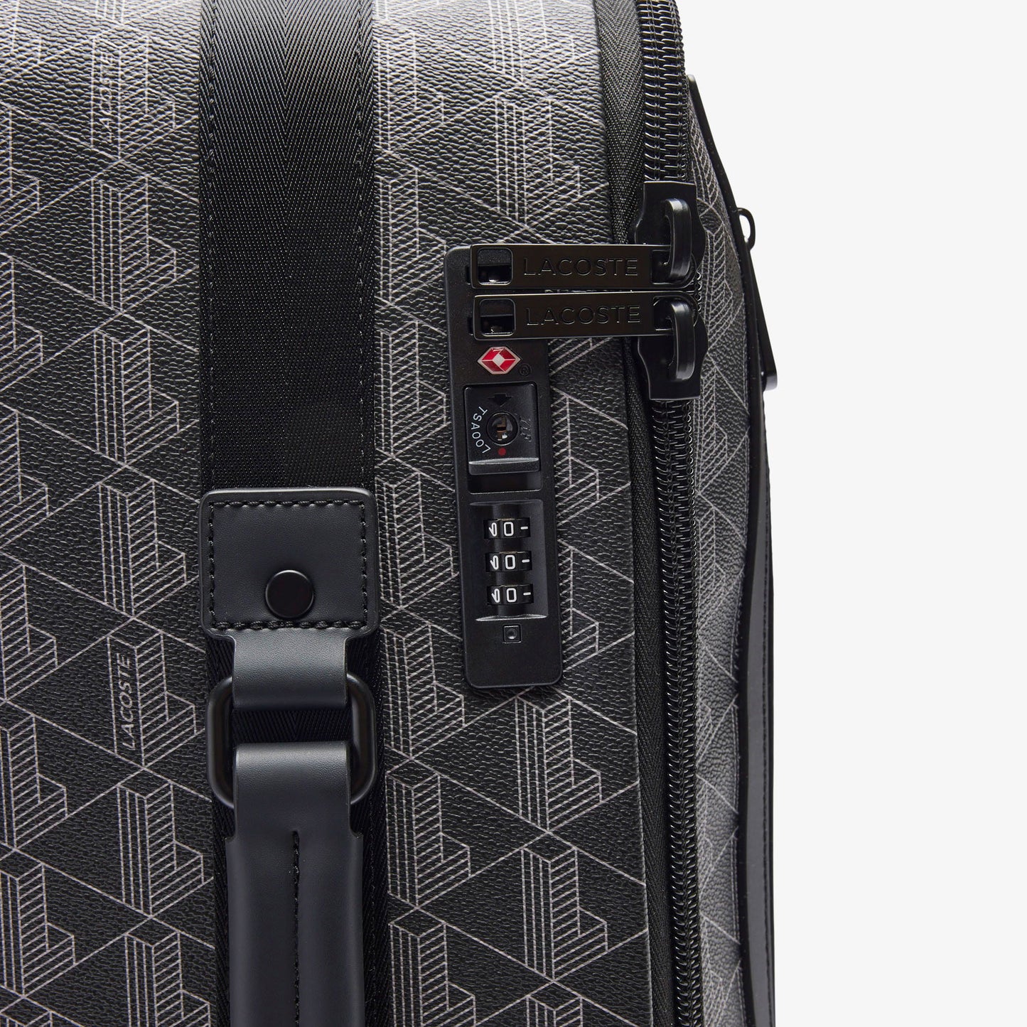 Lacoste The Blend Unisex Monogram Siyah Bavul