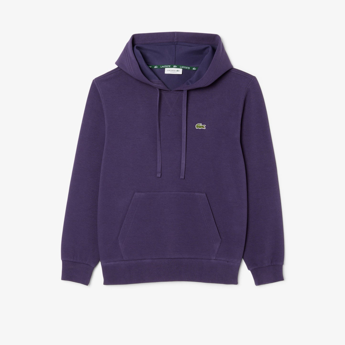 Lacoste Kadın Relaxed Fit Kapüşonlu Mor Sweatshirt